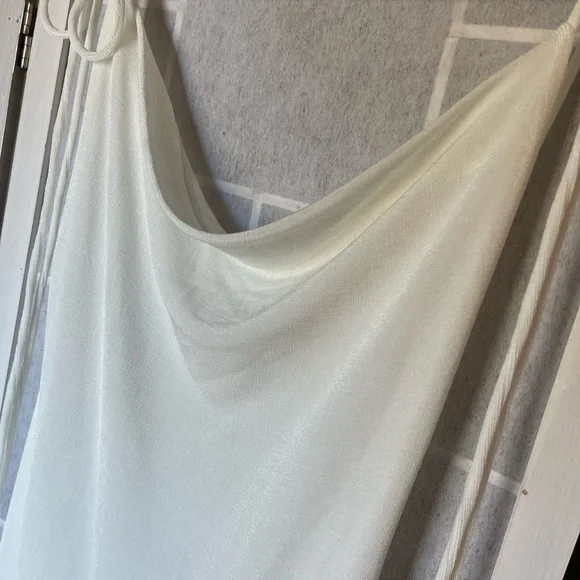 Melani Long Laces Draped Cowl Backless Maxi Dress 🕊️ - Picture 8 of 14